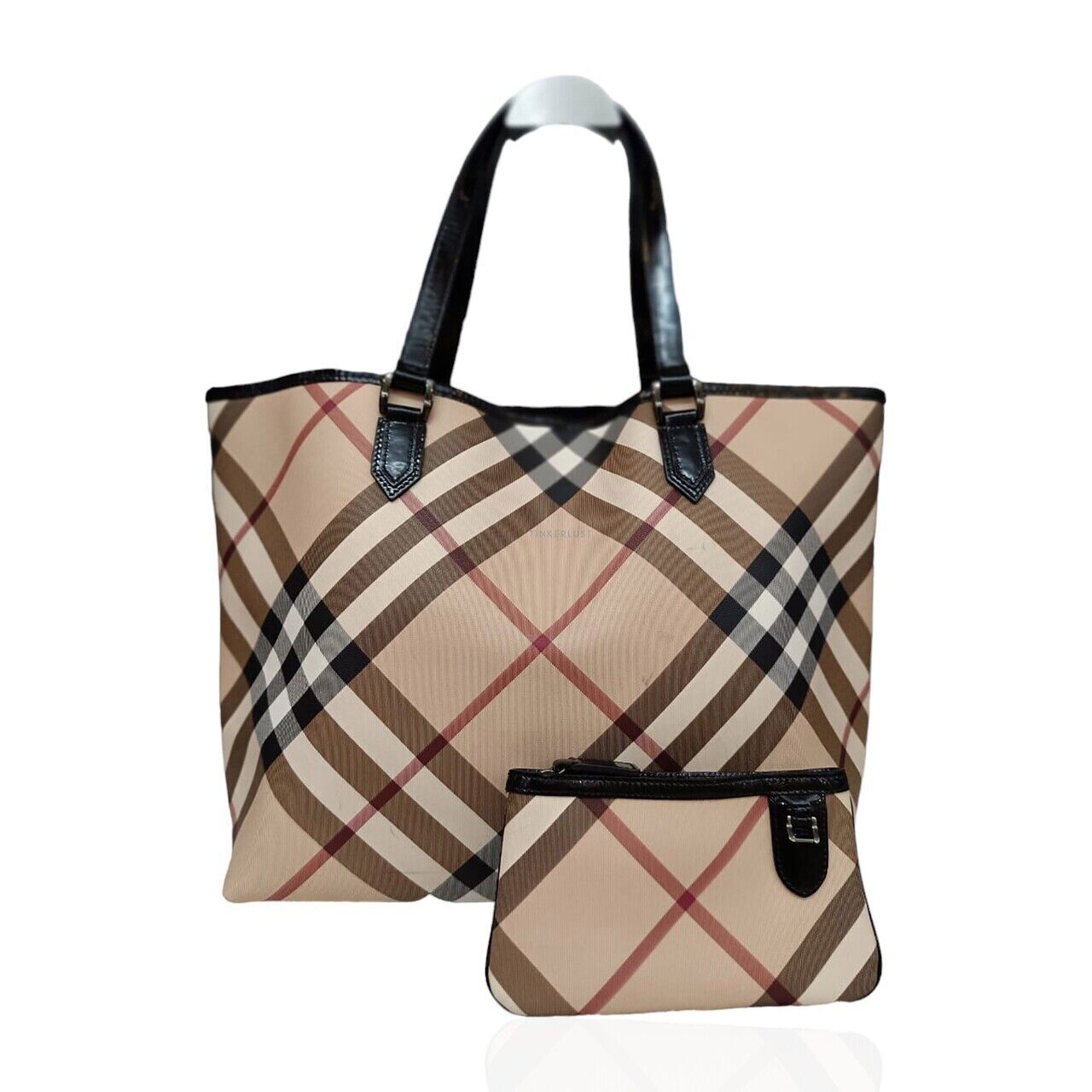 Burberry large canvas tote online